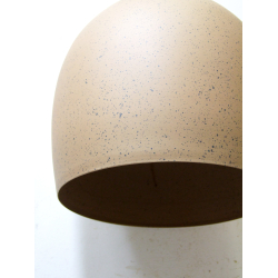 Lampa wisząca metalowa  Wabi Sabi z ozdobnym trzonem